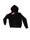 SWEAT SHIRT HOOD ZIP LADIES Svart - bild 1