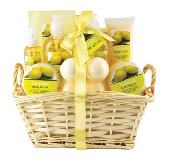 Skönhetsvård - Skönhetsvård - Lyxig SPA-korg Lemon