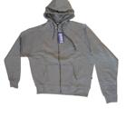 SWEAT SHIRT ZIP HOOD GRÅ