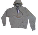 SWEAT SHIRT ZIP HOOD GRÅ