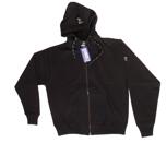 SWEAT SHIRT ZIP HOOD SVART