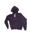 SWEAT SHIRT ZIP HOOD MEN Lila - bild 1