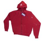 SWEAT SHIRT ZIP HOOD MEN chili